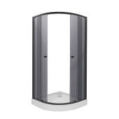 Душ. уголок NG-003-14T (800х800х1950) низкий поддон(13см) стекло ТОНИРОВАННОЕ, 2 места (_0031432T)