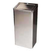 Контейнер Nofer для мусора с замком на 35 литров из нержавеющей стали (14188.2.S) Контейнер Nofer для мусора с замком на 35 литров из нержавеющей стали (14188.2.S)