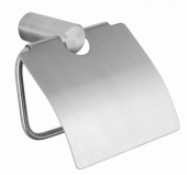 Держатель для туалетной бумаги с крышкой Nofer ROMA (16826.S)