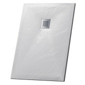 Поддон прямоугольник белый (90*110*2,5) Strong (GR-S190110Q)