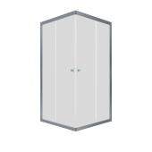 Душевая ширма Тритон Вента-Хром 100х100, квадрат (1 место) (Щ0000052961)