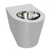 Унитаз из нержавеющей стали без сливного бака глянцевый 390х355х640 (13013.B) Унитаз из нержавеющей стали без сливного бака глянцевый 390х355х640 (13013.B)