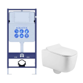 Унитаз с инсталляцией Set Aquatek Лугано (SET AQUATEK ЛУГАНО)