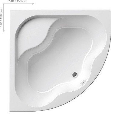 Ванна акриловая Ravak - Gentiana 150 (CG01000000)