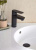 Комплект смесителей для ванны, черный матовый Jacob Delafon Oscar (E29845RU-BL)