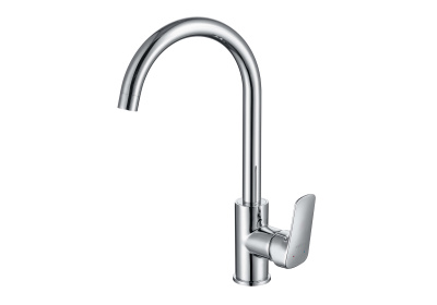 Смеситель для кухни AQUATEK (полукруглый излив) ВЕГА (AQ1082CR)