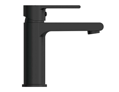Смеситель CERSANIT BRASKO BLACK для раковины с клик-клак (63107) Смеситель CERSANIT BRASKO BLACK для раковины с клик-клак (63107)
