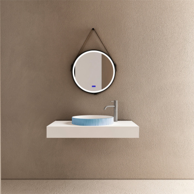 Раковина накладная ABBER Stein голубая (AS2604Blau)