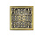 Трап вертик выход Bronze de Luxe с дизайн-решеткой Узоры (21962-57)