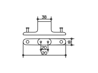 Крючок Keuco Edition 400 двойной (11515010000)
