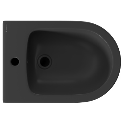 Биде подвесное Aqueduto OVO 525*365, черный матовый (OVO0340)