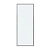 Боковая стенка 200.K33.02.90.10.00 Cosmo (90*195) хром, стекло прозрачное, 1 место (200.K33.02.90.10.00)