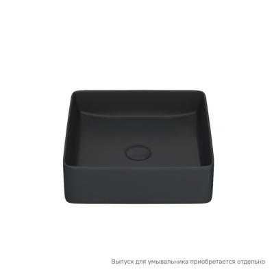 Чёрный матовый умывальник накладной, Slide, IDDIS (SLIBM01i27) Чёрный матовый умывальник накладной, Slide, IDDIS (SLIBM01i27)
