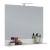 Зеркало Lemark ROMANCE 100 см с полкой, цвет: Белый глянец (LM07R100Z)