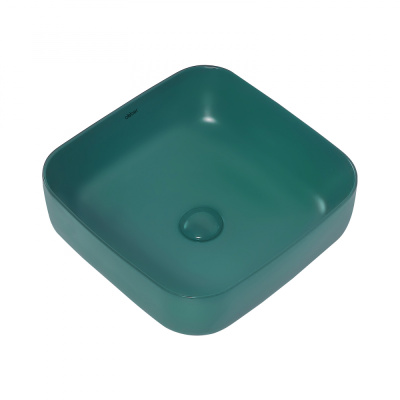 Раковина накладная ABBER Rechteck темно-зеленая матовая (AC2211MBG)