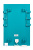 Теплофон ЭРГН-0,15/220 (п) - электрический полотенцесушитель 150 Вт БИРЮЗОВЫЙ (ЭП 150 Вт бирюз)