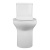 Унитаз напольный Creo Ceramique ONE безободковый (МОНОБЛОК) в комплекте с сиденьем микролифт (ON0103)