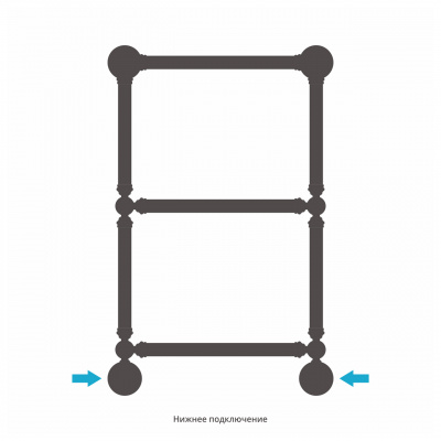 Водяной полотенцесушитель Сунержа - Ренессанс 1304 660x400 (00-0280-6640)
