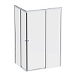Душевое ограждение Am.Pm X-Joy Square Slide 120х90, мат хром, прозрачное (W94G-403-12090-MТ)