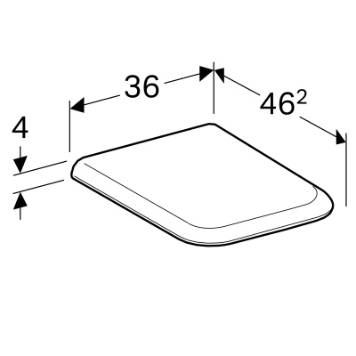 Сиденье с крышкой для унитаза Soft Close Geberit myDay (575410000)