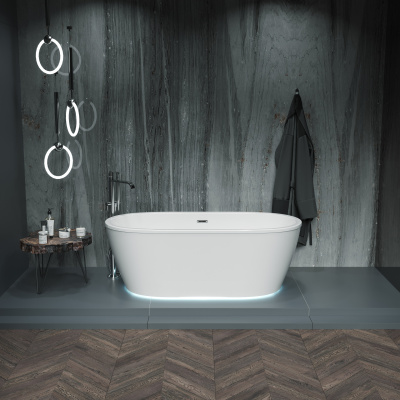 Ванна акриловая 1Marka "TONDO" 174*80 (01тон17480)