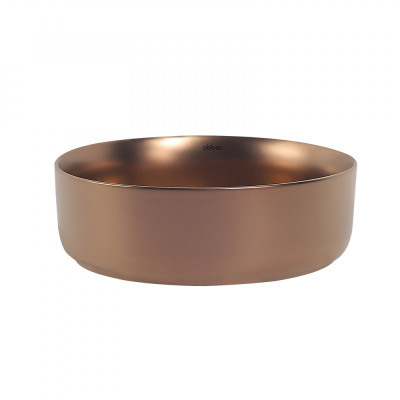 Раковина накладная ABBER Bequem розовое золото матовое (AC2108MRG)