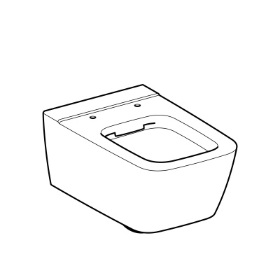 Унитаз подвесной безободковый Geberit iCon Square (201950000)