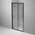 AM.PM Gem Solo Дверь душевая 100х195, стекло прозрачное, профиль черный матовый (W90G-100-1-195BT)