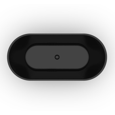 Ванна Матовая Чёрная Calypso SEVILLA 170 1700×800×600 отдельностоящая (8C-368-170MB)