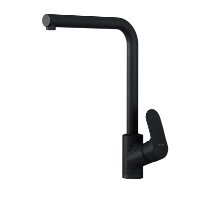 AM.PM Like, смеситель для кухни L-образный излив, черный, шт. (F8005022)