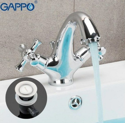 Gappo смеситель хром. д/раковины (G1042)