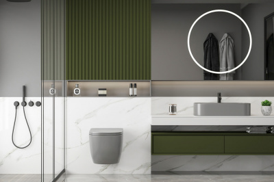 Унитаз ABBER Bequem подвесной серый матовый, безободковый (AC1103MG)