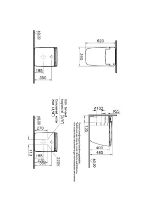 Интеллектуальный напольный унитаз Vitra V-CARE Prime (7232B403-6217)
