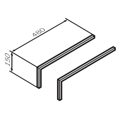 Ножки для тумбы Am.Pm Func 15 см, цвет графит матовый (M8FLEGS015GM)