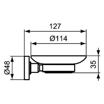 Мыльница Ideal Standard - IOM (A9122AA)