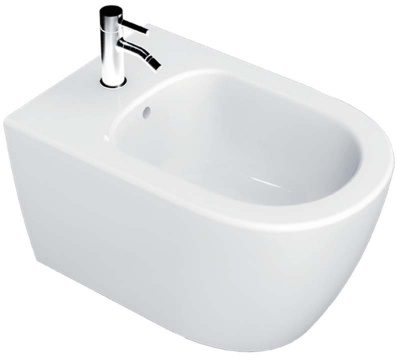 Биде подвесное Turavit Rondo 360x540x295 безободковое (RND 5518)