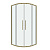 Душ.ограждение 301.K33.02.9090.32.00 Cosmo (90*90*195) полукруг,раздвижн,золото сатин,стекло прозрач. (301.K33.02.9090.32.00)