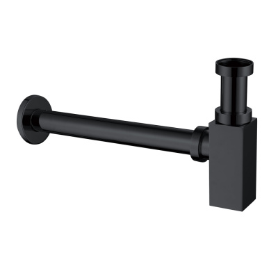 Сифон для раковины ABBER черный матовый (AF0031B)