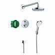 Душевая система скрытого монтажа с термостатом Hansgrohe (27295000)