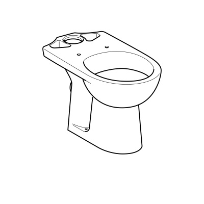 Чаша напольного унитаза Geberit Renova (203820000)