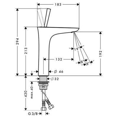 Смеситель для раковины Hansgrohe - PuraVida (15081400) Смеситель для раковины Hansgrohe - PuraVida (15081400)