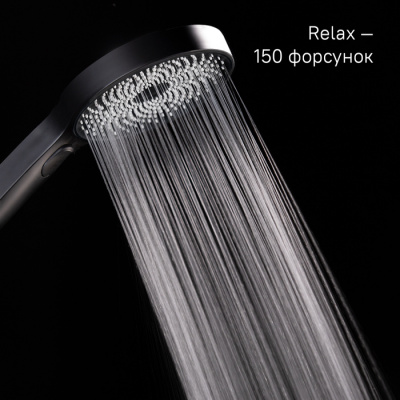 Лейка для душа, черная, SpaHome, IDDIS (SPA3F0Bi18)