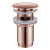 Донный клапан ABBER с переливом, розовое золото (AF0010RG )