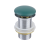 Донный клапан Bronze de Luxe зеленый без перелива (керамическая крышка) (1001G)