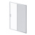 AM.PM Gem Solo Дверь душевая 150х195, стекло тонированное, профиль матовый хром (W90G-150-1-195MG)