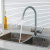 Gappo смеситель для кухни с подключением фильтра питьевой воды серый/хром (G4398-30)