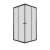 Душевая ширма Тритон Вента-Блэк 90х90, квадрат (1 место) (Щ0000054466)
