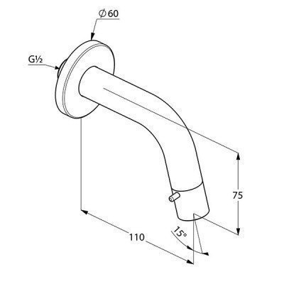 Вентиль для раковины  Kludi  -  BOZZ (380170530)