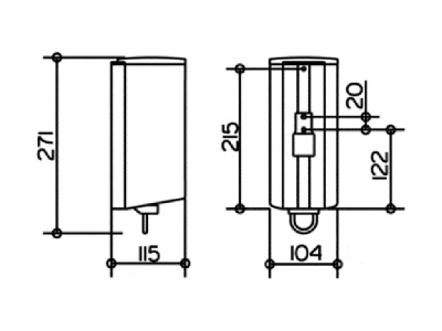 Дозатор жидкого мыла Keuco Plan (14954010100)