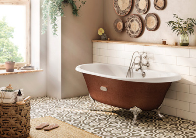 Ванна Roca Newcast медь, anti-slip 170x85 (233650008)